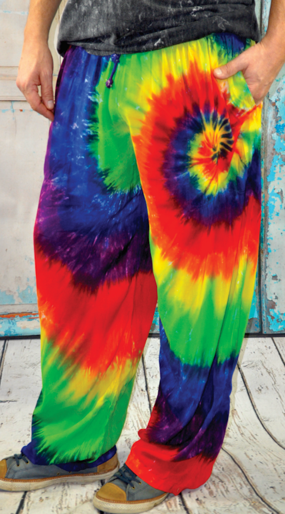 Tie Dye Harem Pants — With Pockets! Unique, Exotic, Colorful — Sivana